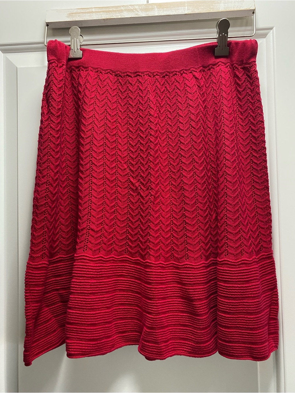 Cooperative by Urban Outfitters Red Knit A-Line Mini Skirt M